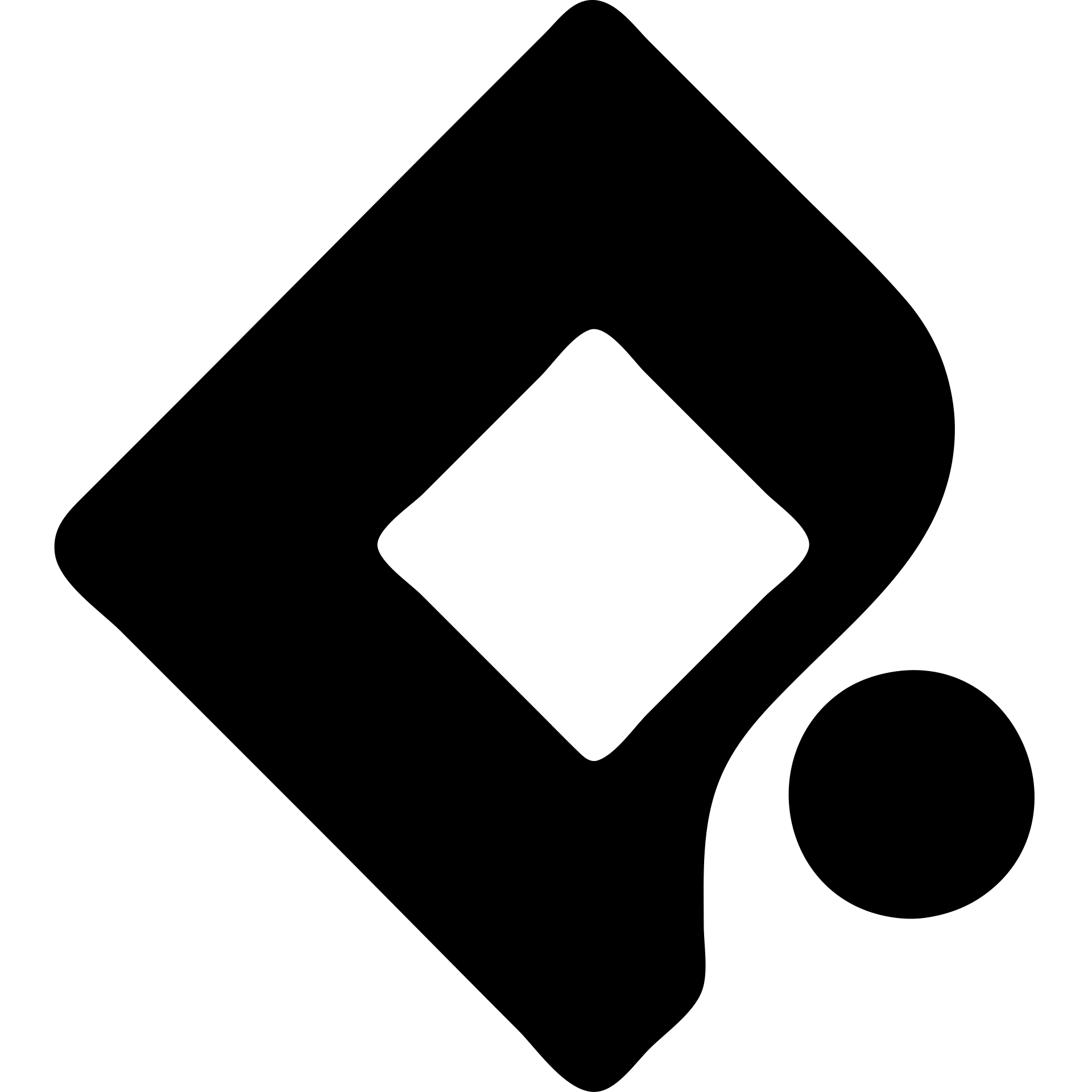 atlassian jira logo as a solid black icon, minimal emoji