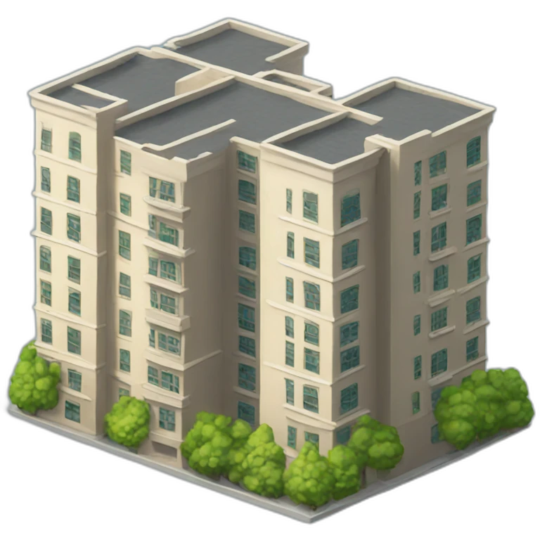block of apartments emoji