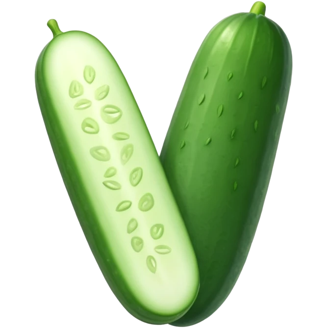 Tête de concombre  emoji