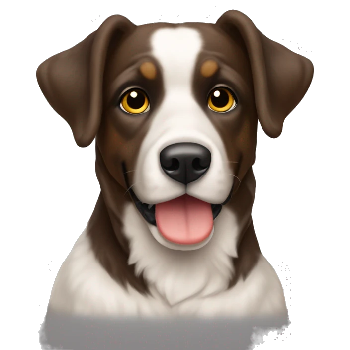 Perro bodeguero andaluz cara maron emoji