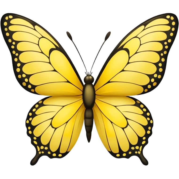 yellow butterfly emoji