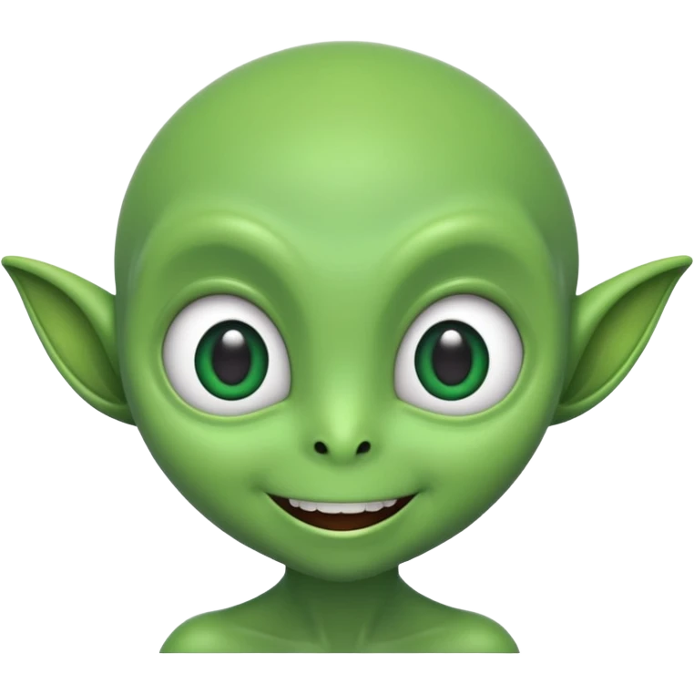 I want you to create an alien just like kaddu from movie koi mil gya emoji