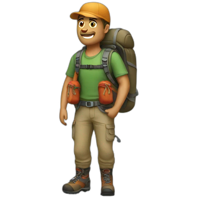 Hiker emoji