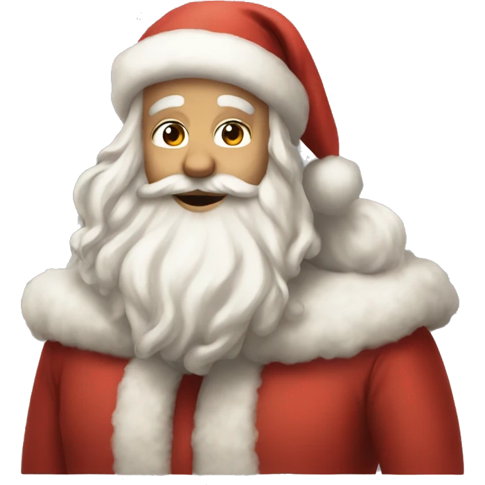 Aesthetic Santa emoji