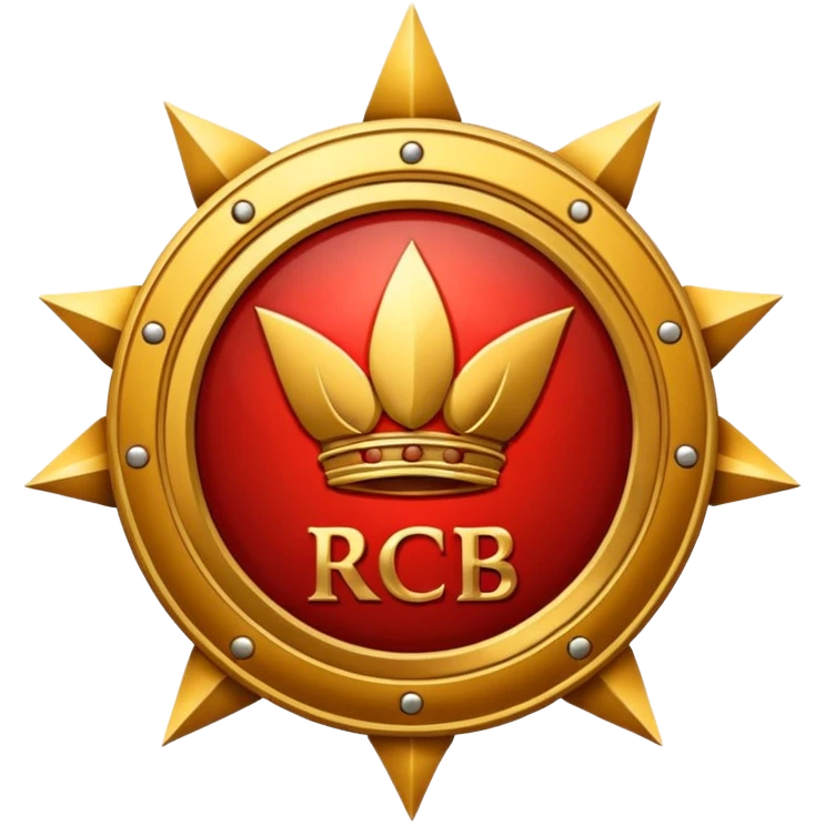 Real Rcb logo emoji