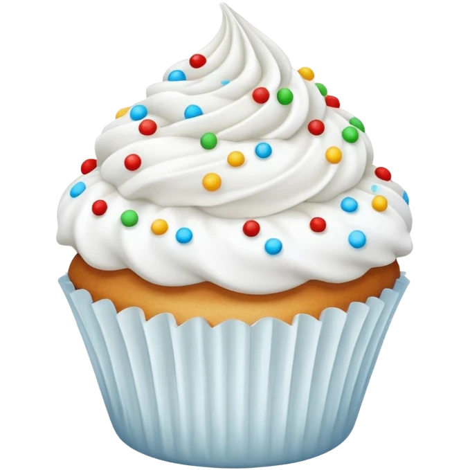 White 🧁 emoji