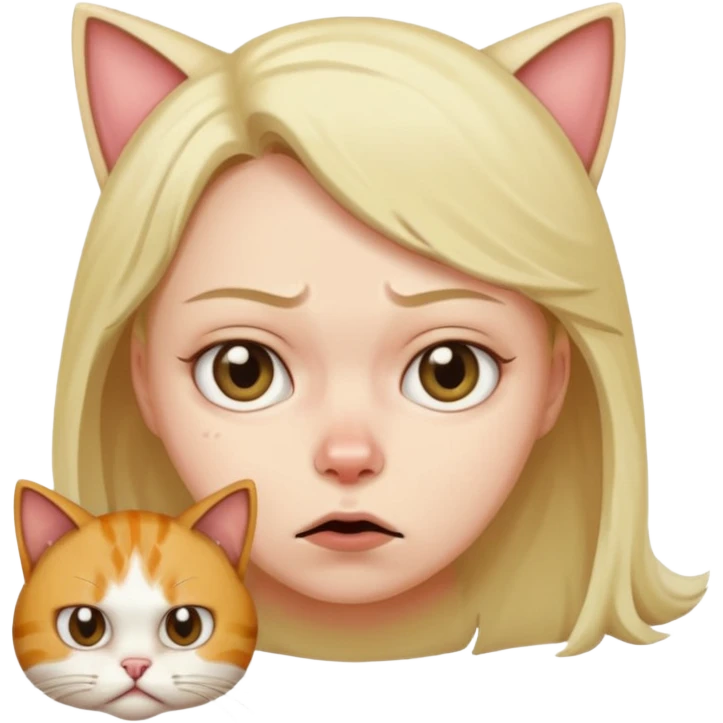cat pooping on person  emoji