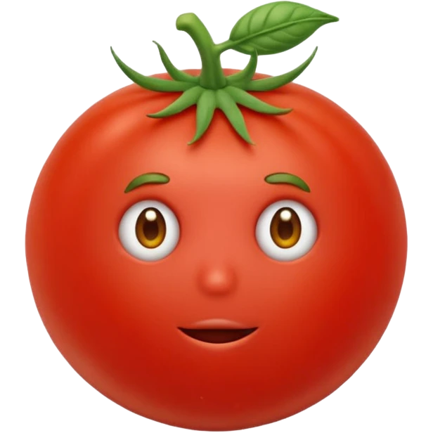 Eine Tomate mit Gesicht, Armen, Beinen  emoji