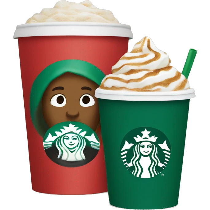 Starbucks red cup day emoji