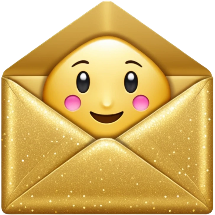 sparkling envelope emoji