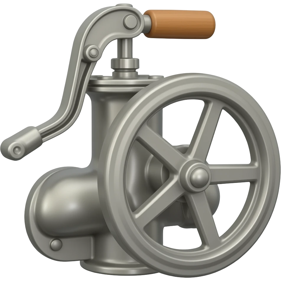 A wheel machine pumping wall emoji