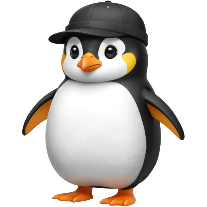 penguen with cap emoji