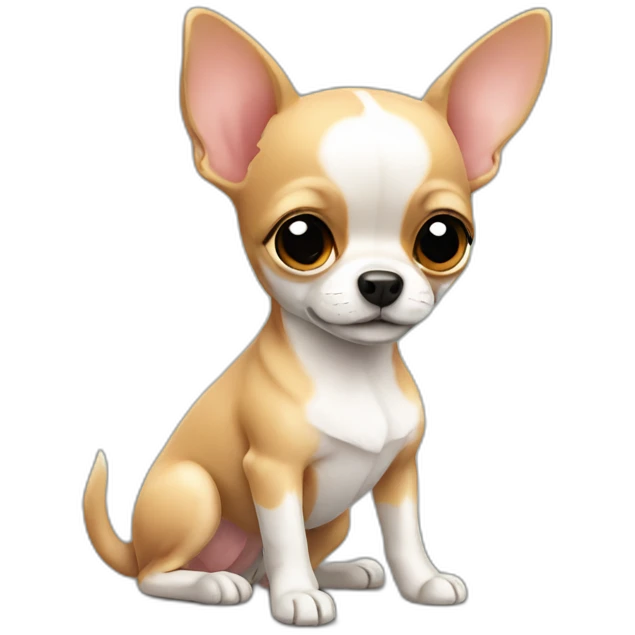 Cute little Chihuahua   emoji