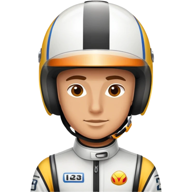 Racing Human worker emoji