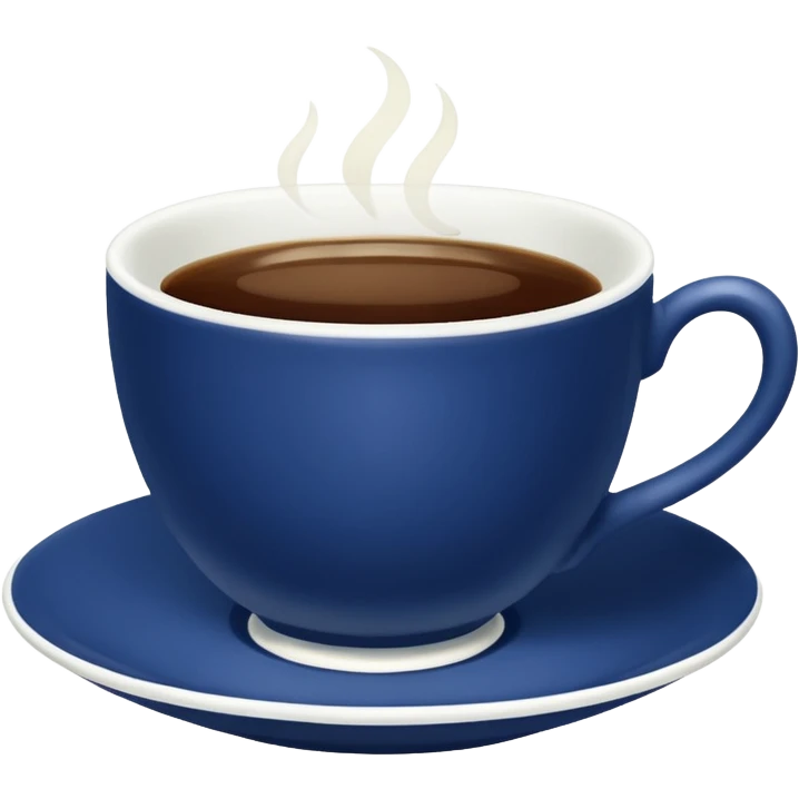 broke navy blue tiny tea cup emoji