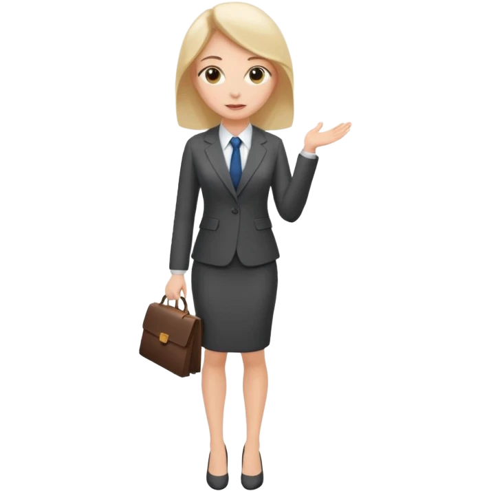 LAdy Boss, different pose, full body emoji