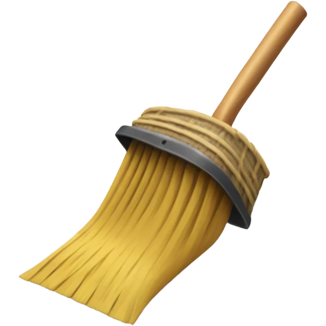 old Broom & Dust Pan emoji