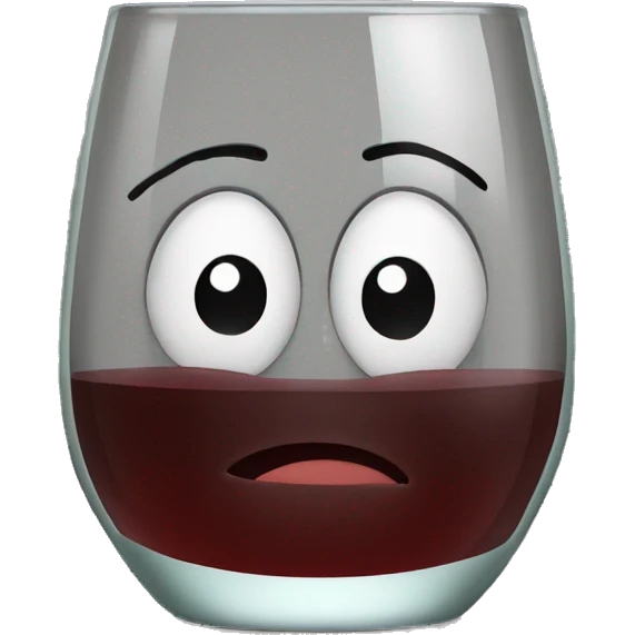 whine glass emoji