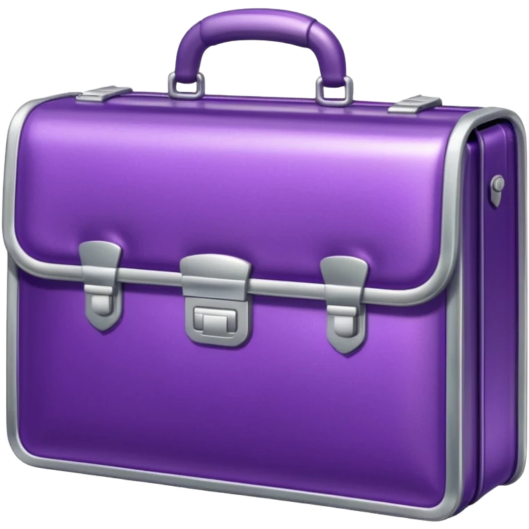 glitter purple briefcase emoji