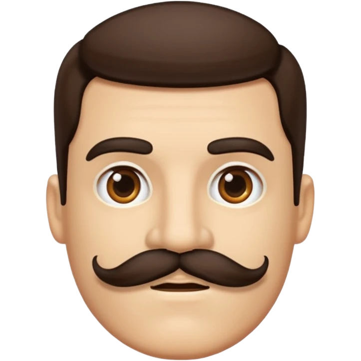 mustache only emoji