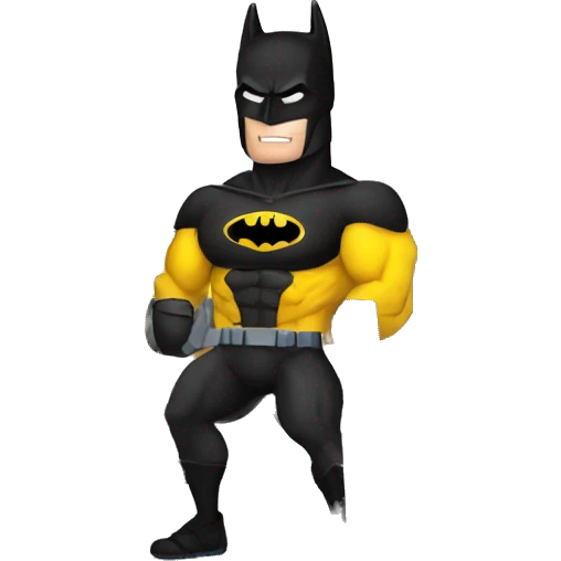 Batman in the gym  emoji