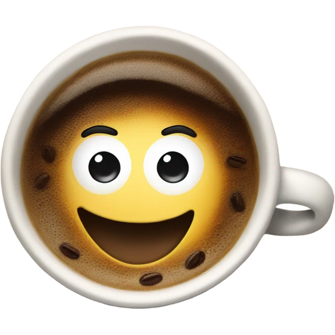 A giro with a coffee emoji