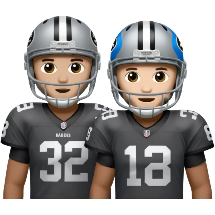 Las Vegas Raiders NFL football team emoji
