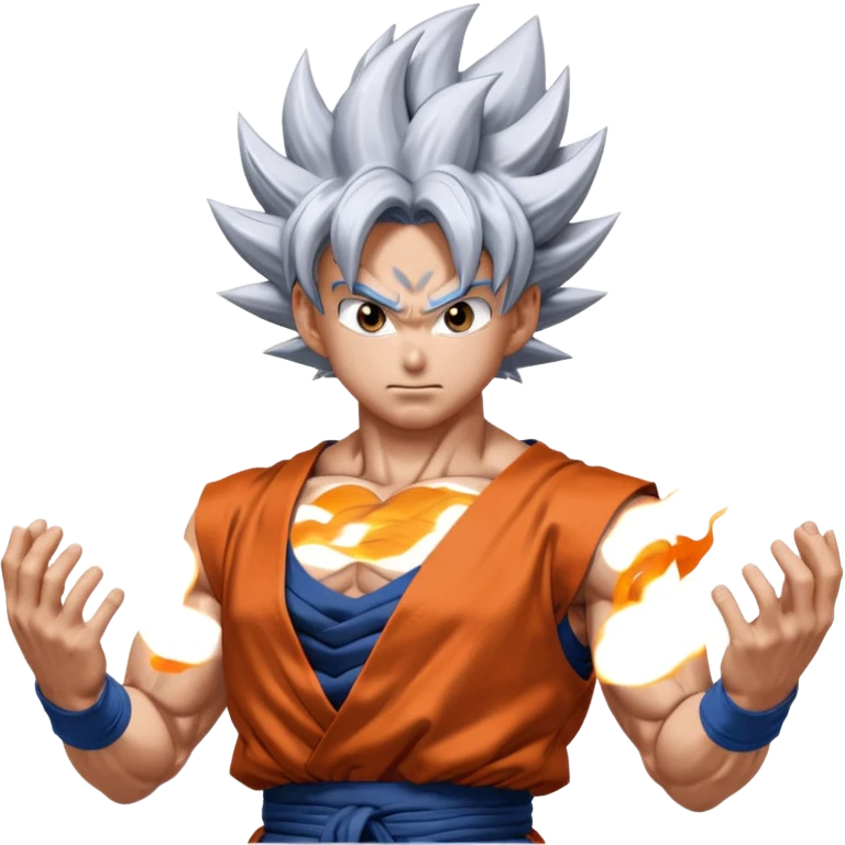 goku mastered ultra instinct emoji