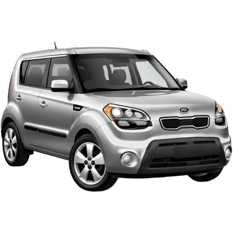 2013 Kia soul silver  emoji