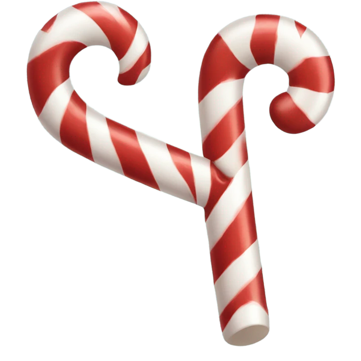 candy cane emoji
