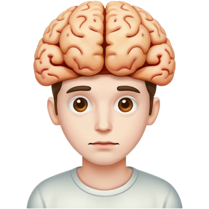 Brain fried emoji