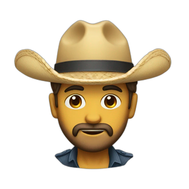 Leon con sombrero  emoji