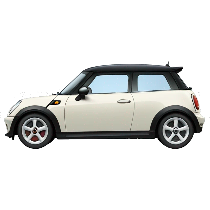 A pale blue mini cooper  emoji