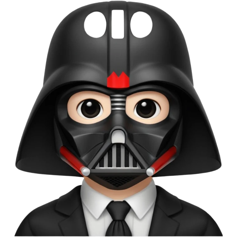 Une baleine dark vador emoji