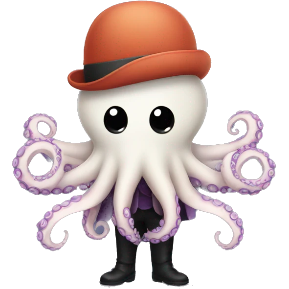 octopus in costume emoji