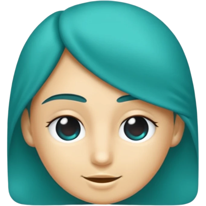 mavi yeşil ve turkuaz renk karışımlı bir turnuva kupası emoji