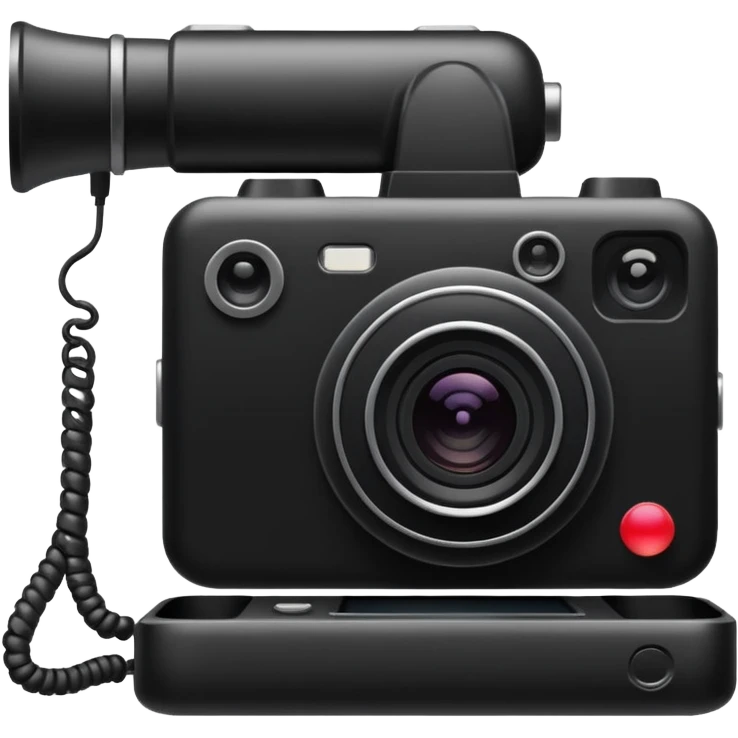 phone and camera  emoji
