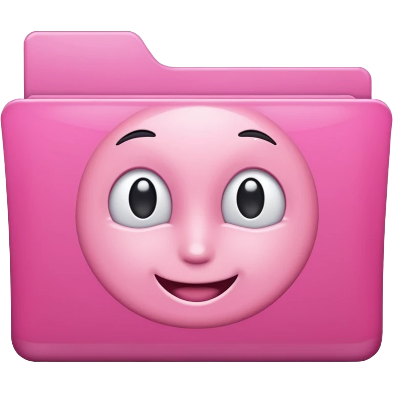 mix pink forward facing folder emoji