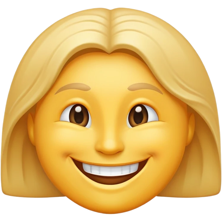 Laughing face emoji
