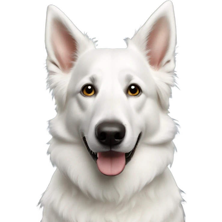White swiss shepherd emoji