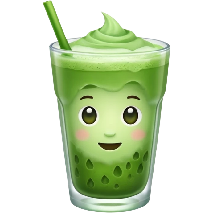 Ice matcha  emoji