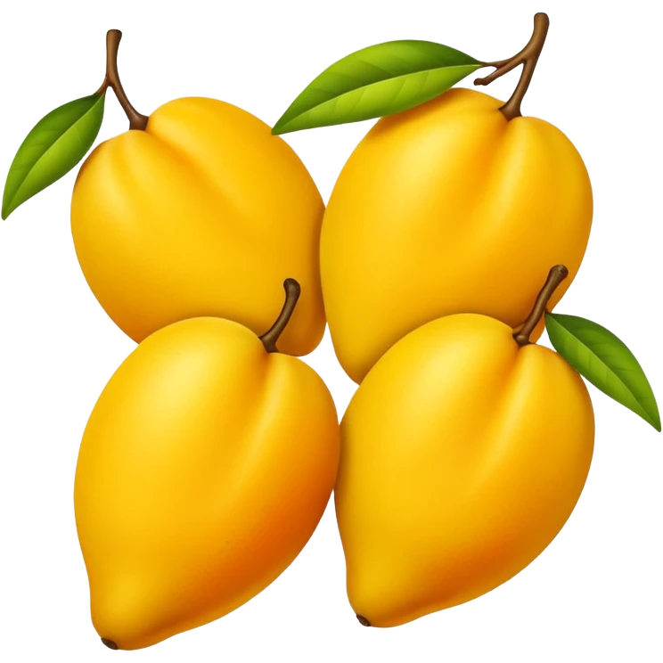 Emoji Mangoes flying emoji