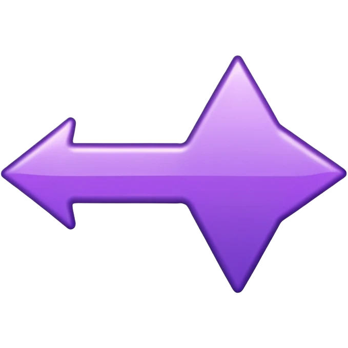 seta para direita roxa emoji