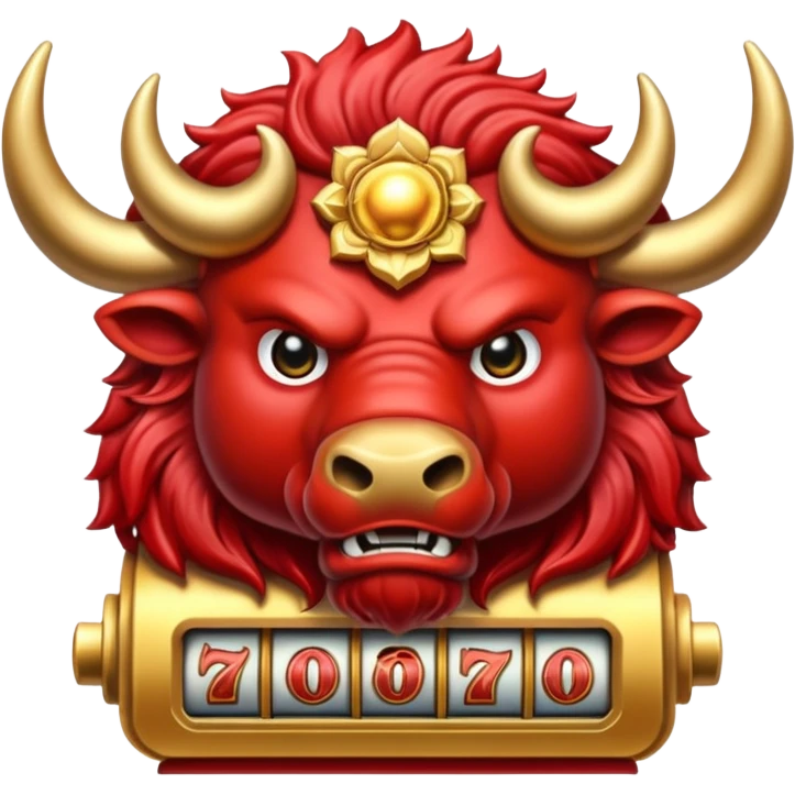 Angry buffalo slot machine emoji