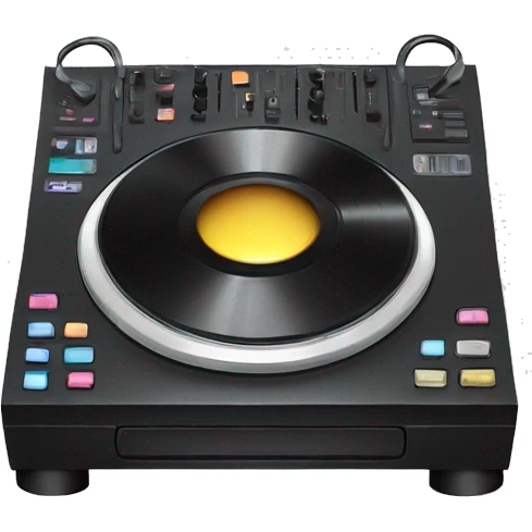 A dj deck emoji
