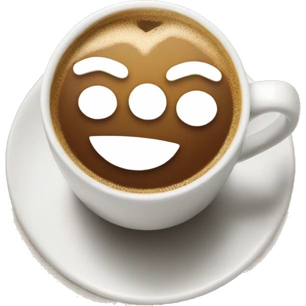 Coffee with D'Amore written on it emoji