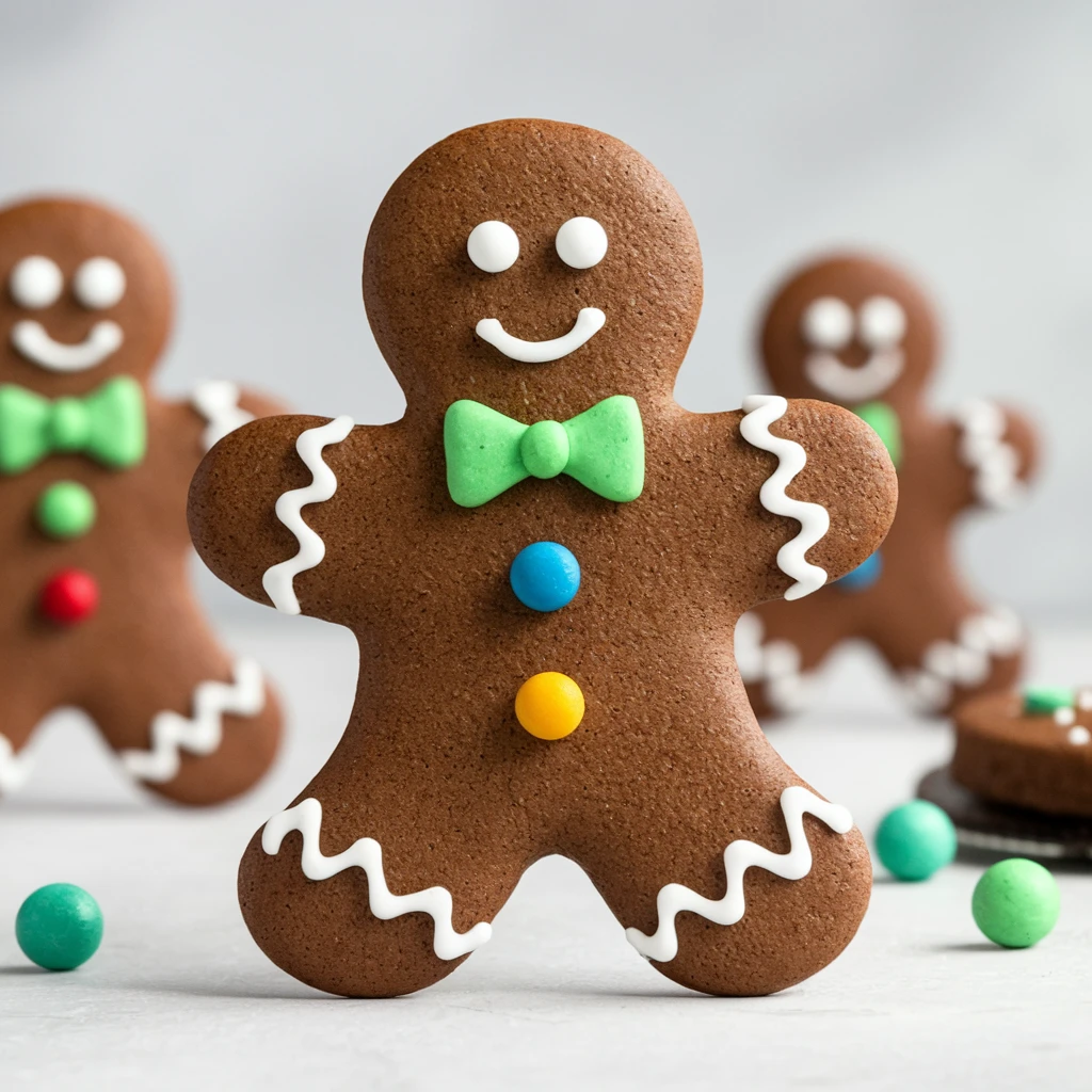 gingerbread man emoji