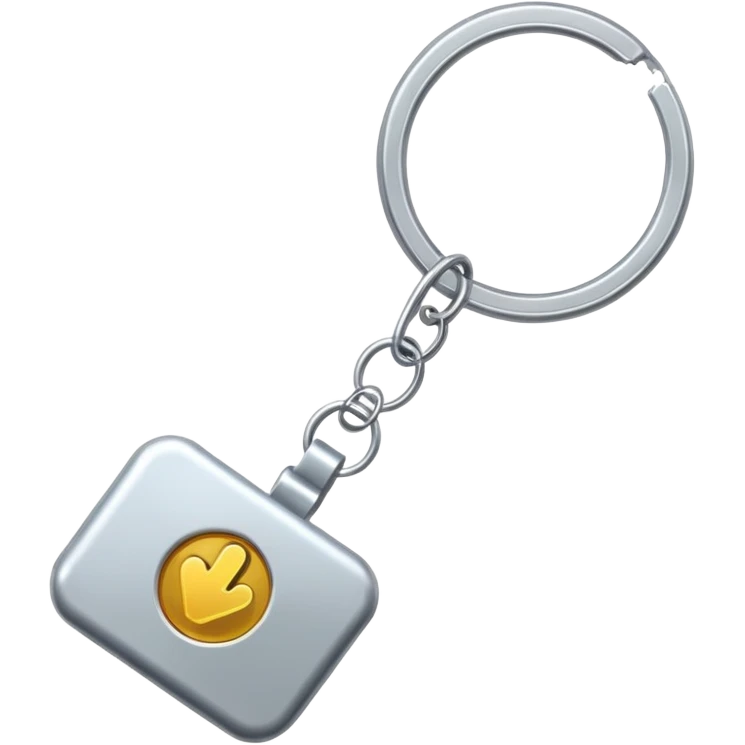 una llave con un llavero que diga PS emoji