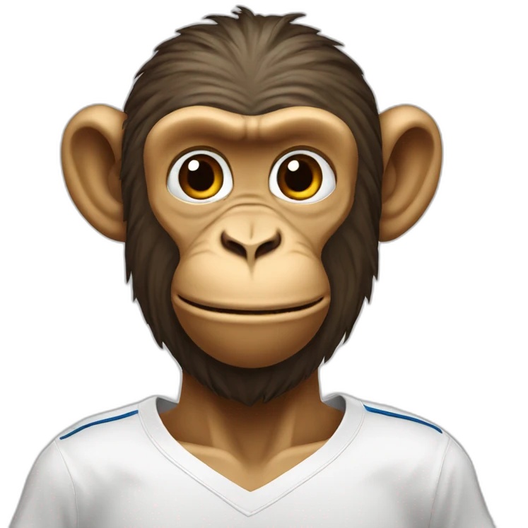 Monkey shirt real Madrid emoji