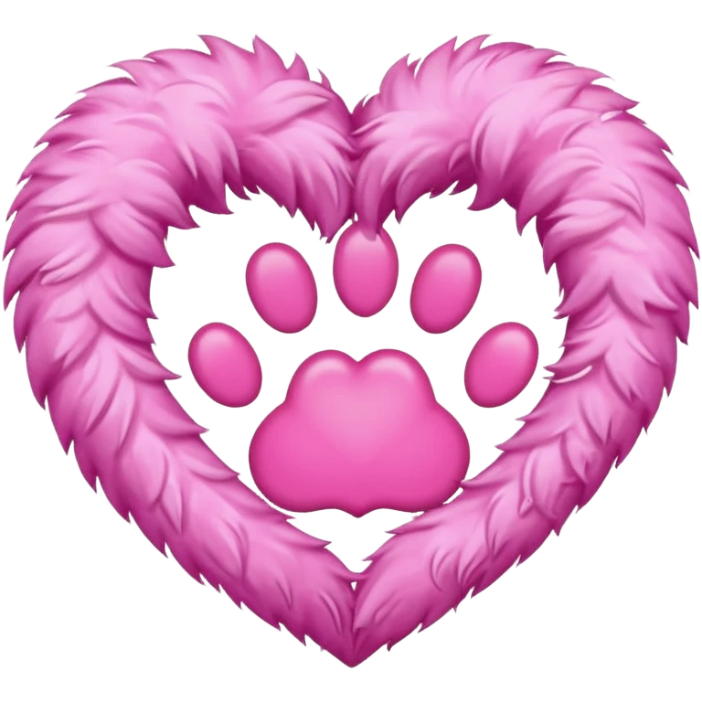 Paw heart emoji